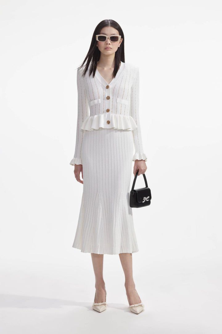 Dimarco Pointelle Knit Skirt