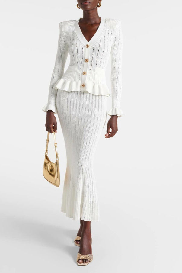 Dimarco Pointelle Knit Skirt