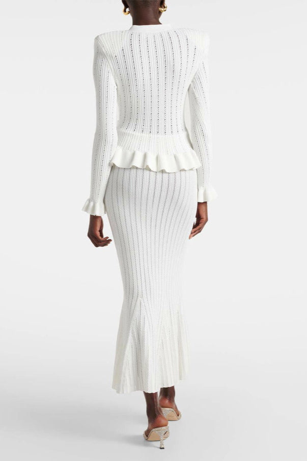 Dimarco Pointelle Knit Skirt