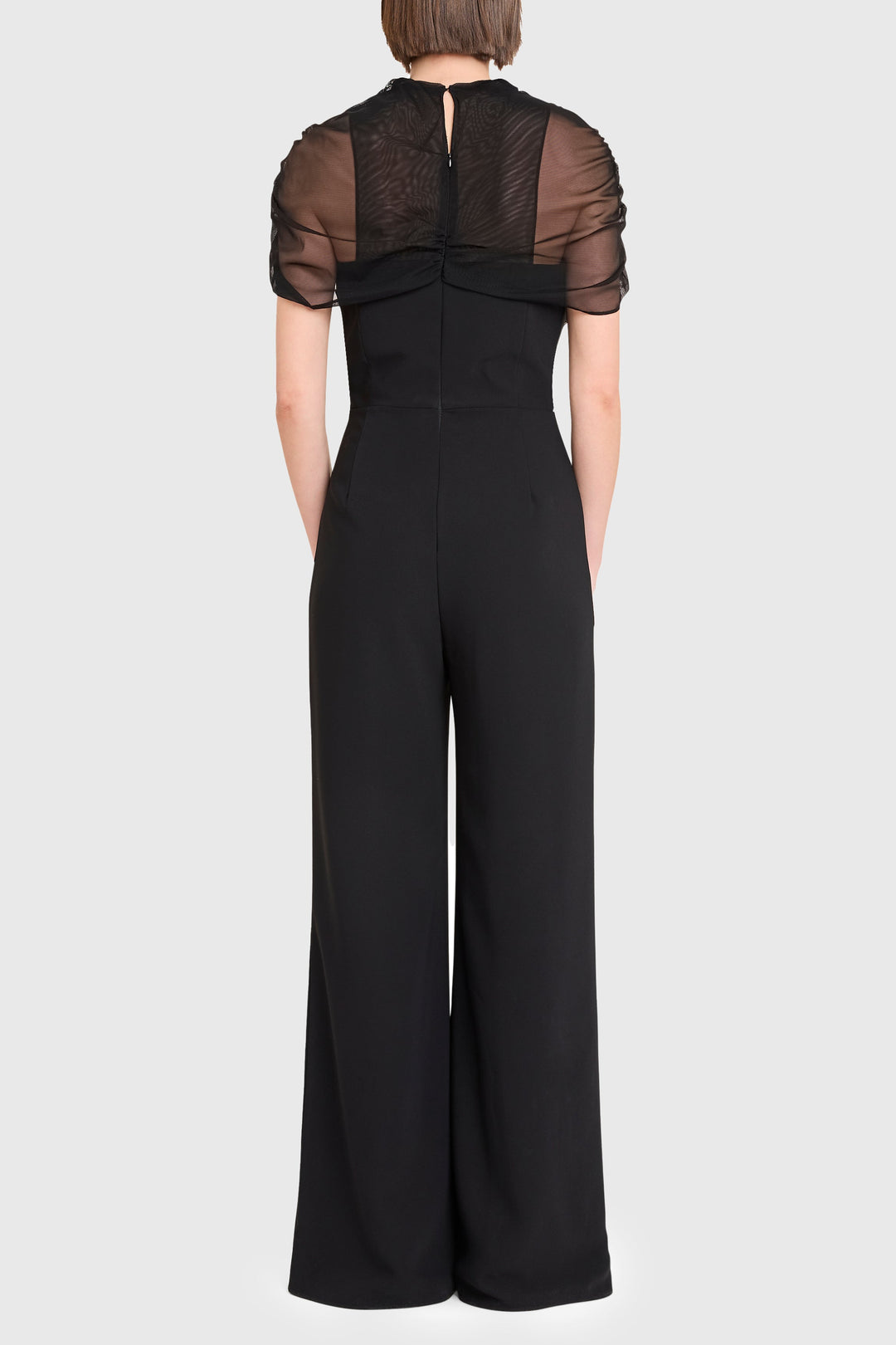Cara Asymmetric Cape Jumpsuit