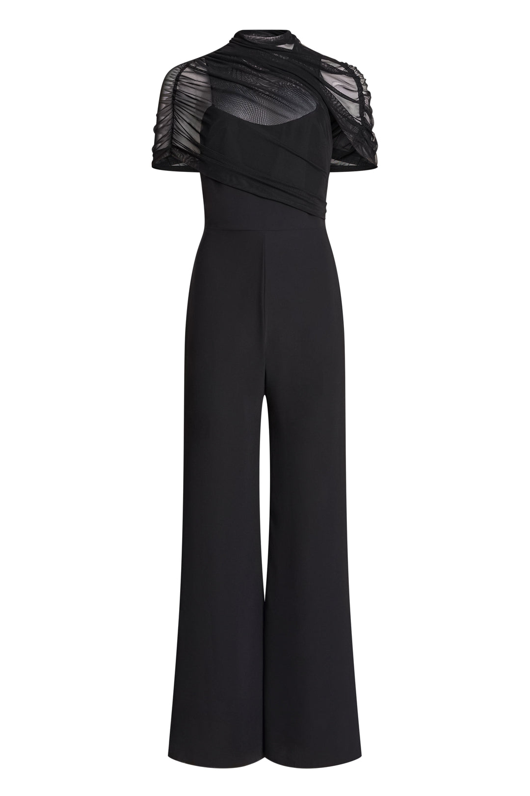 Cara Asymmetric Cape Jumpsuit