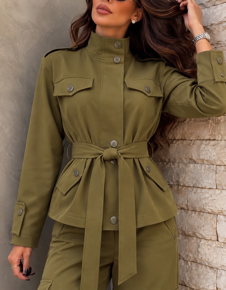 Serena Belted Utility Jacket