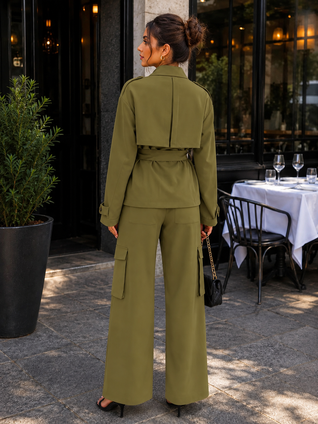 Serena Belted Utility Jacket