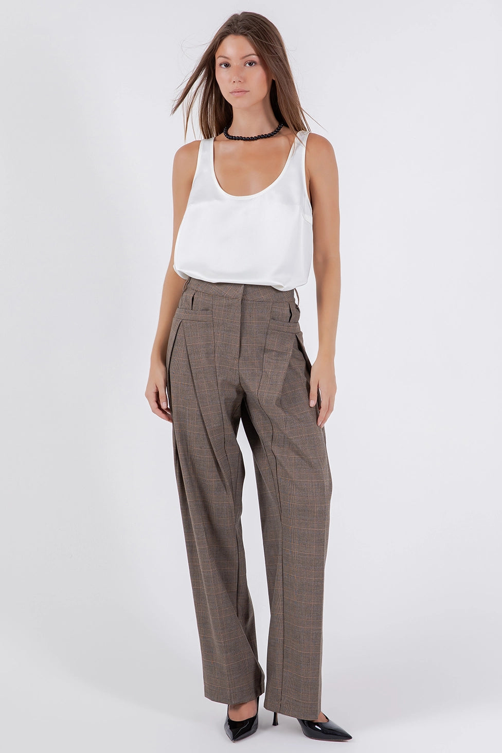 Bellina Sleeveless Silk Top