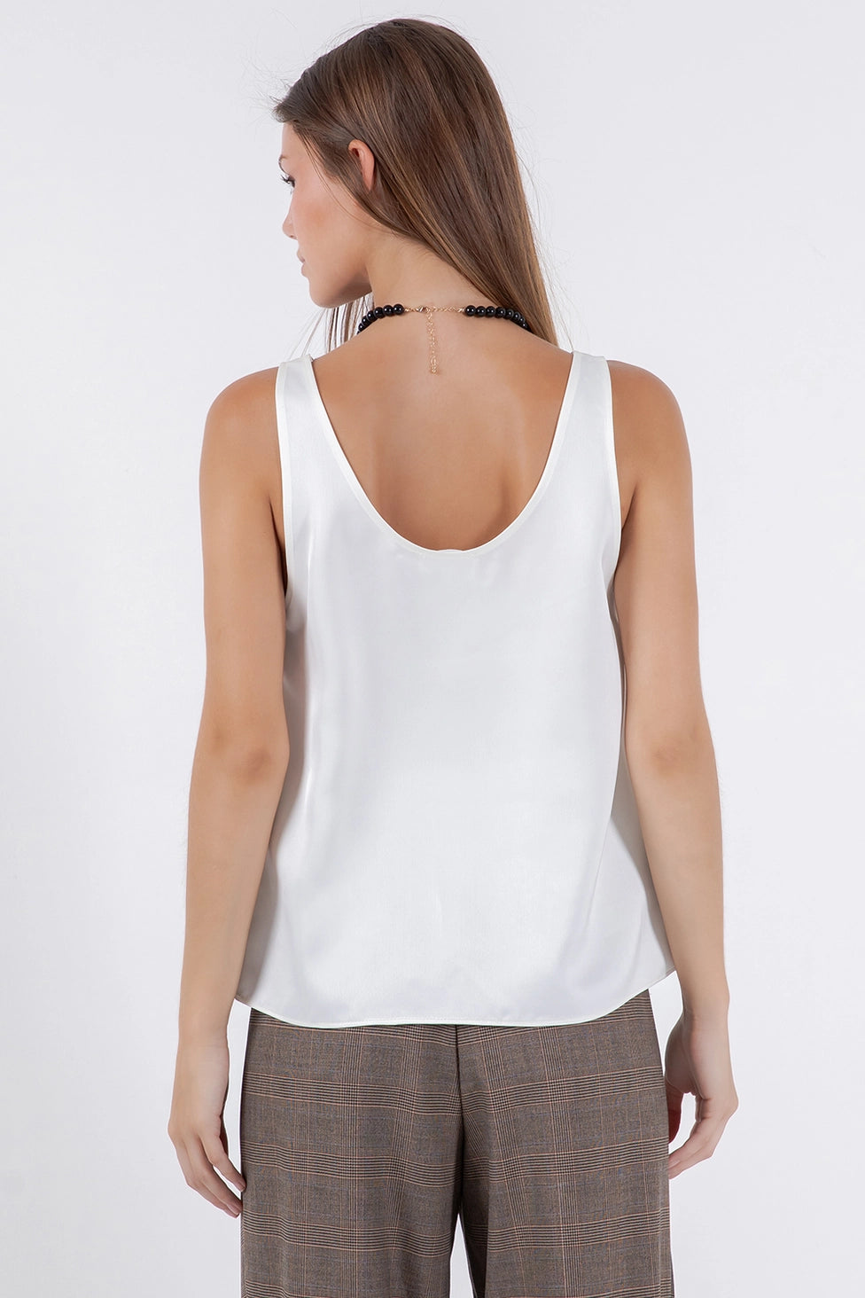 Bellina Sleeveless Silk Top